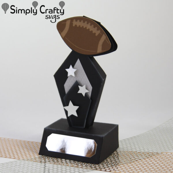 Sports Football Trophy Set SVG File