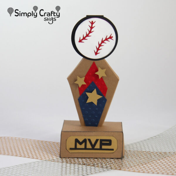 Sports Baseball Trophy Set SVG File