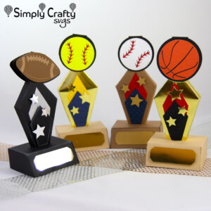 Sports Trophy Set SVG File