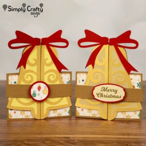 Bell Double Fold Card SVG