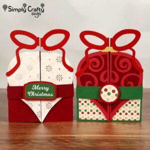 Ornament Double Fold Card SVG