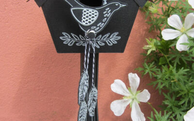 Chalkboard Birdhouse by DT Janet Packer
