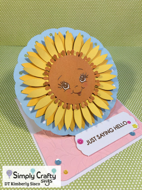 SC Sunflower Easel Card DT