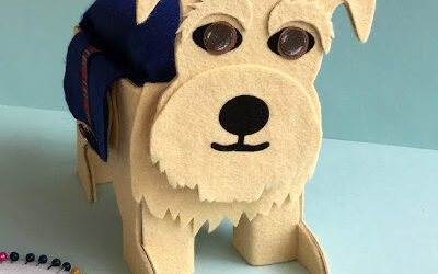 Terrier Pin Cushion by DT Janet Packer