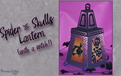 Spider and Skulls Halloween Lantern by Guest Designer Mike Fernholz