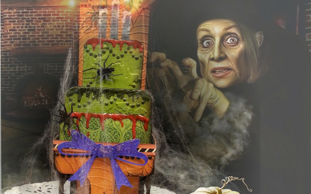 Halloween Cake Card by DT Els Schutte