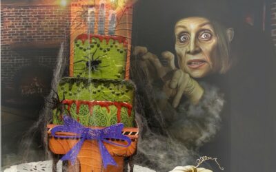 Halloween Cake Card by DT Els Schutte