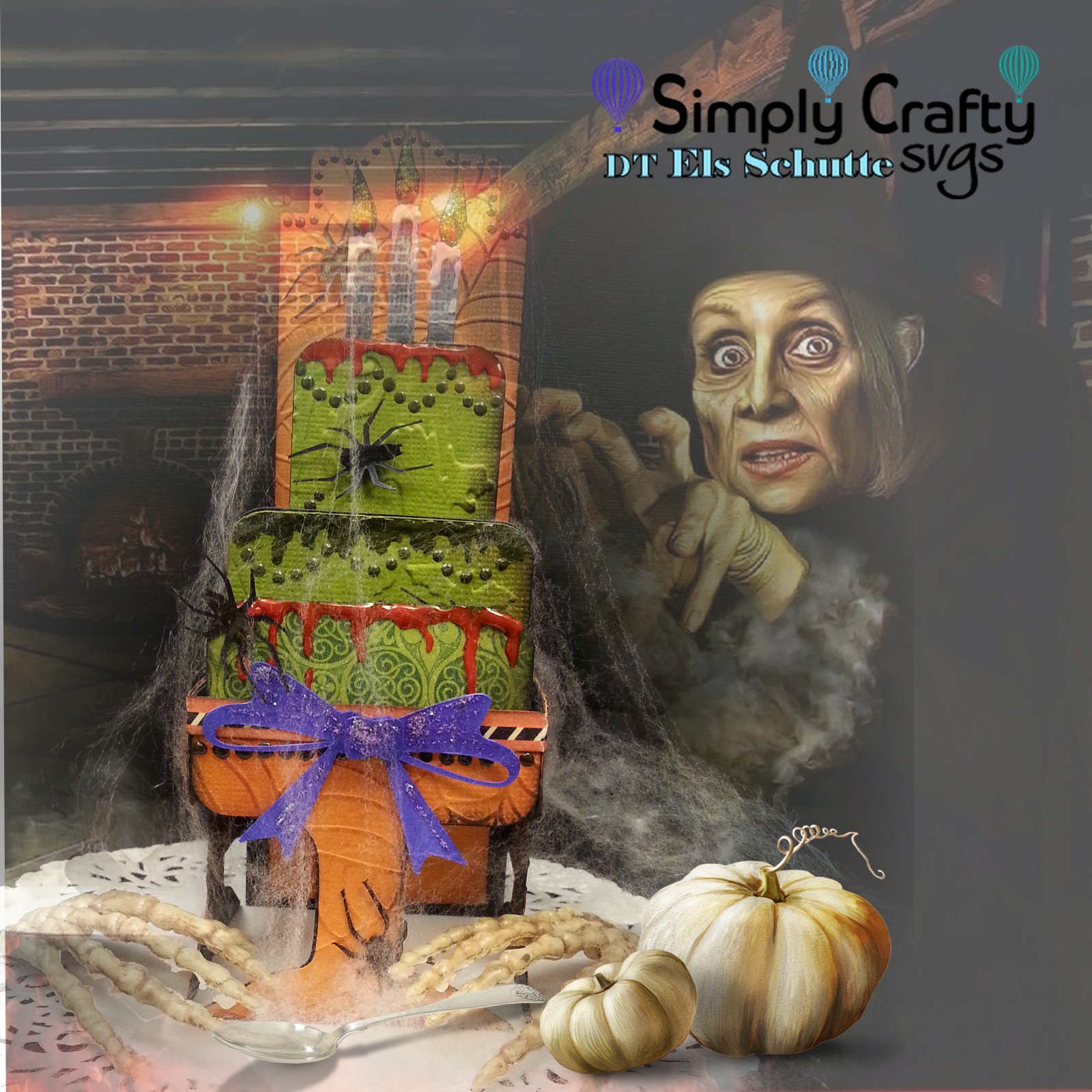 Halloween Cake Card by DT Els