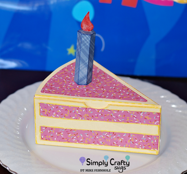 Cake Slice Box SVG file by DT Mike