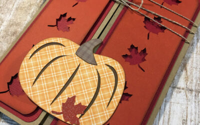 Fall Pumpkin Gatefold Card by DT Kimberly Sisco
