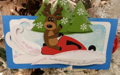 Dashing Reindeer Card by DT Els