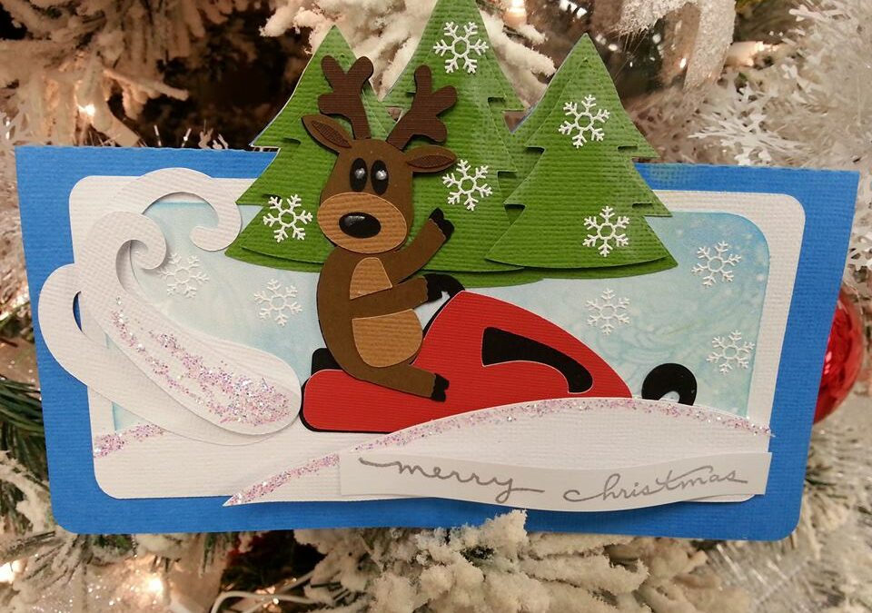 Dashing Reindeer Card by DT Els