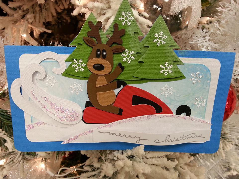 Dashing Reindeer Card by DT Els