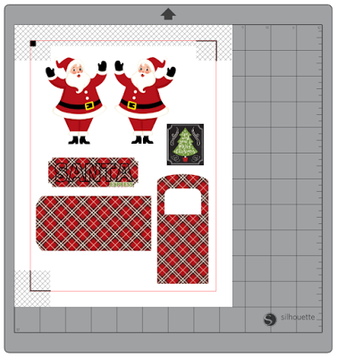 Santa Express Box Card by DT Janet