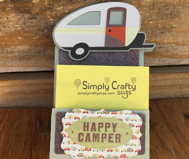 Camping Sticky Notepad Holder with Cricut Design Space