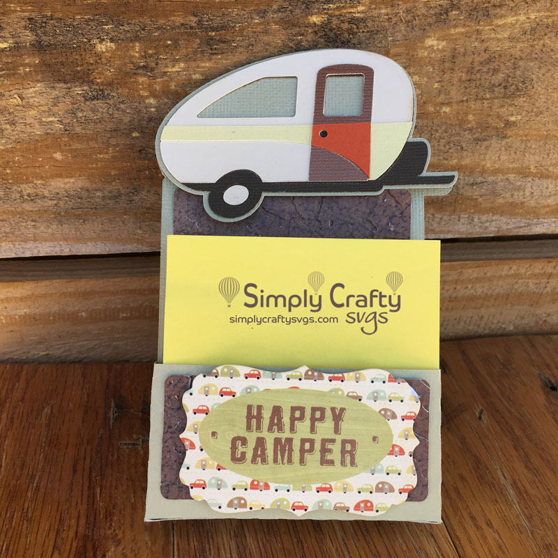 Camping Sticky Notepad Holder