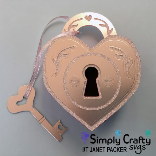 Heart Lock Box by DT Janet