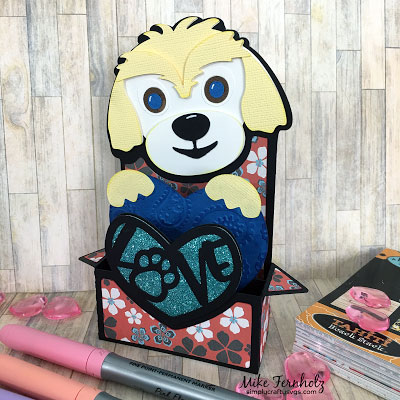 Dog Love Box Card by DT Mike