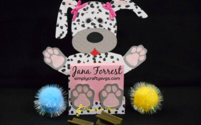 Dog Sticky Notepad Holder by DT Jana