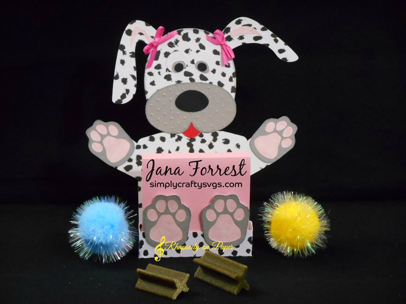Dog Sticky Notepad Holder by DT Jana