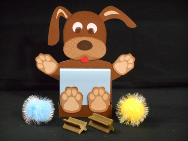 Dog Sticky Notepad Holder by DT Jana
