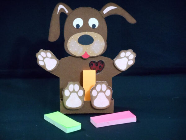 Dog Sticky Notepad Holder by DT Jana