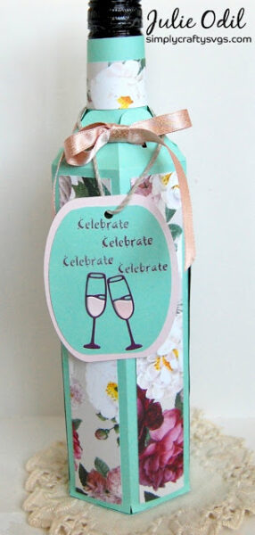 Wine Bottle Box by DT Julie