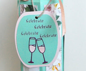 Wine Bottle Box by DT Julie