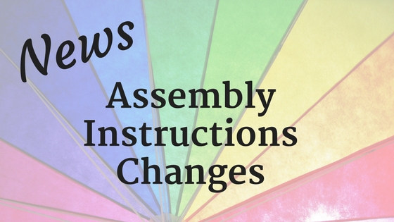 Design Assembly Instructions Changes