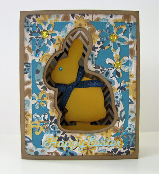 Chocolate Bunny Box Card by Nancy