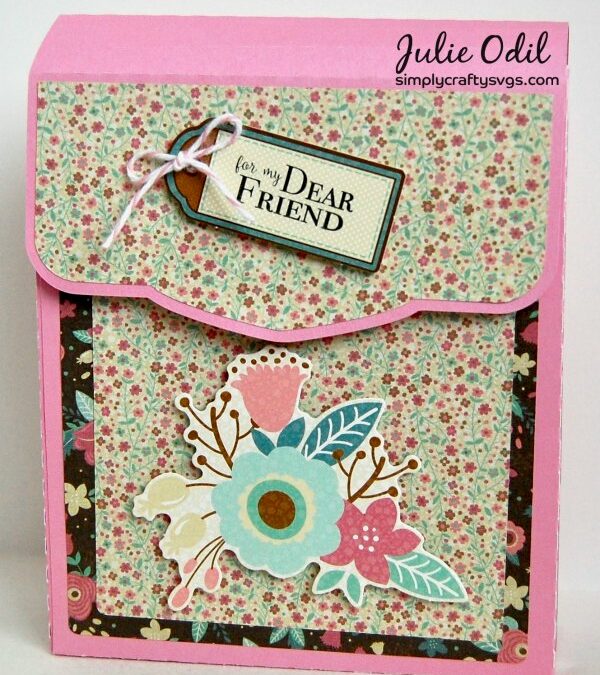 Flip Over Greeting Card Holder by DT Julie