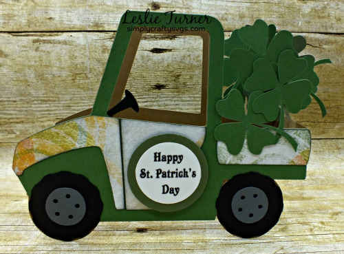 St. Patrick’s Day Side by Side Box Card by DT Leslie