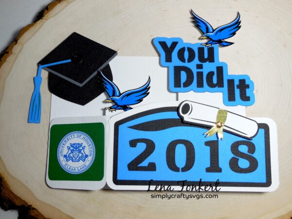 Graduation You Did It Card By DT Lena