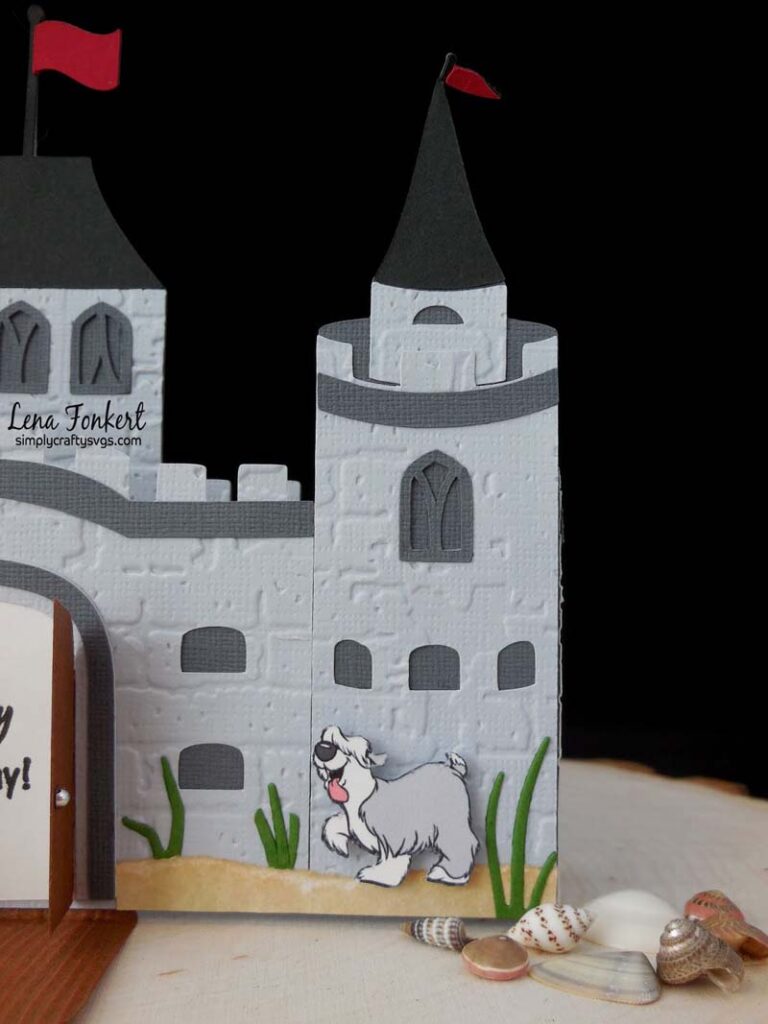 Princess Castle Card by DT Lena