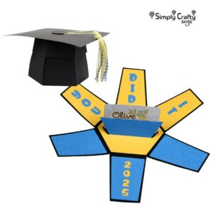 Graduation Explosion Box SVG