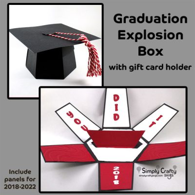 Download Graduation SVG file for Die Cutters - Simply Crafty SVGs