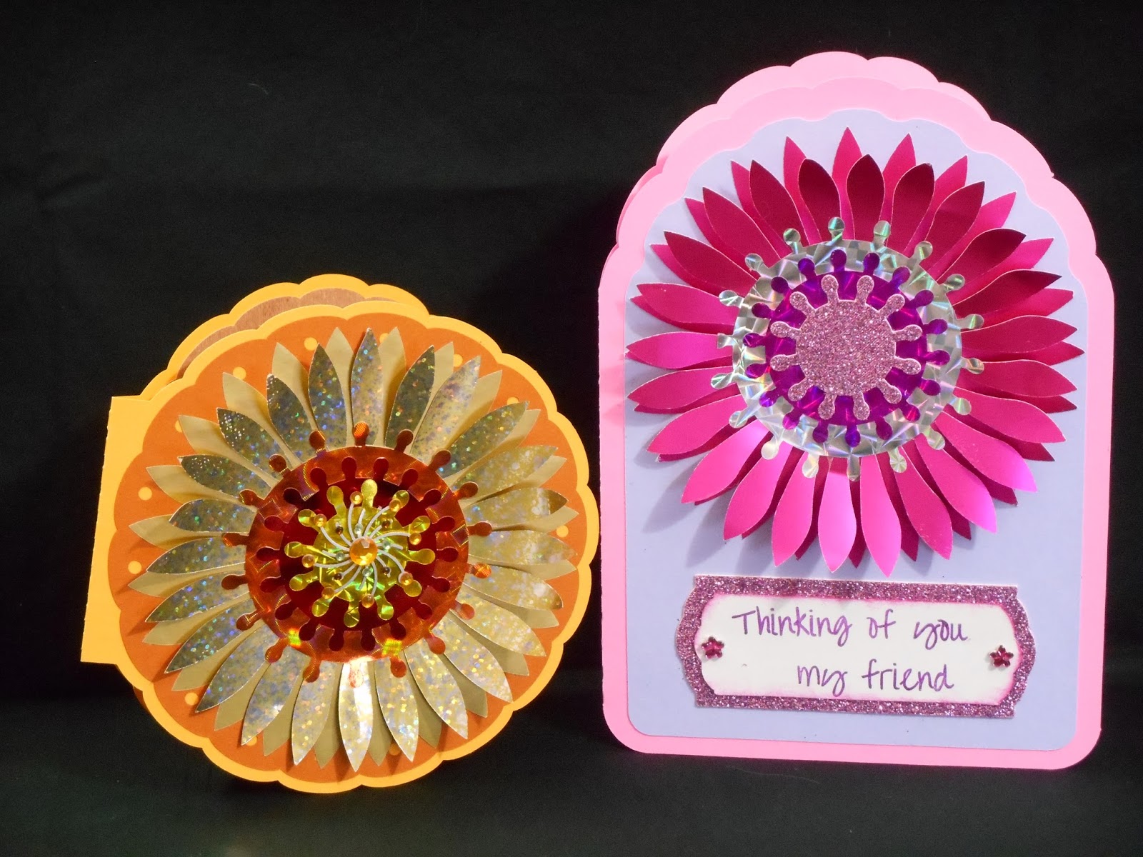 Sunflower and Gerbera Daisy Card by DT Jana