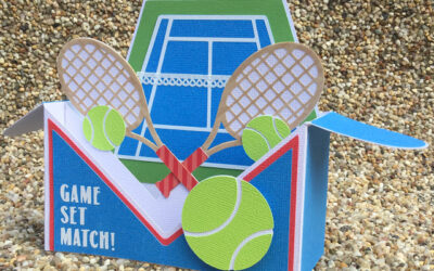 Tennis Card by DT Janet