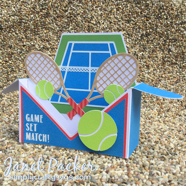 Tennis Card by DT Janet