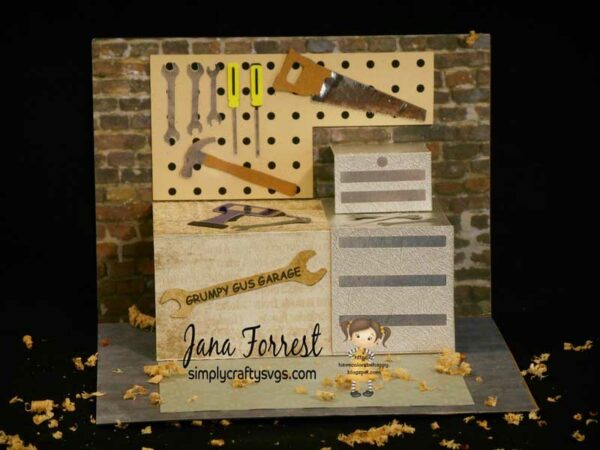 Garage Workshop Card by DT Jana