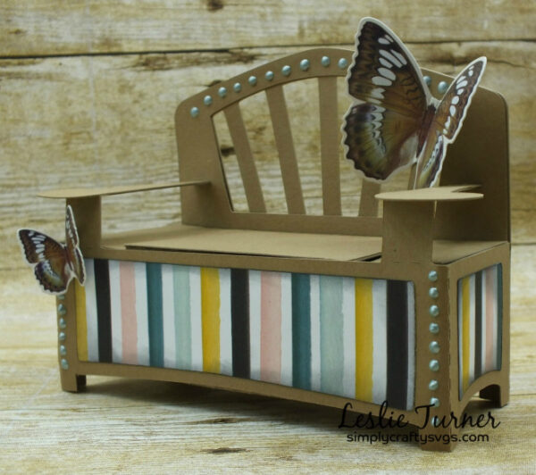 Garden Bench Gift Box by DT Leslie