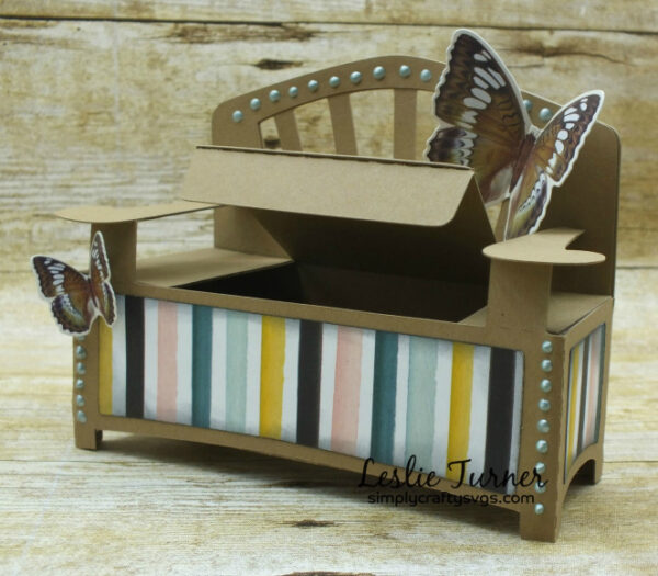Garden Bench Gift Box by DT Leslie