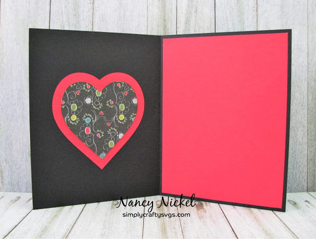 Heart A2 Framed Card by DT Nancy