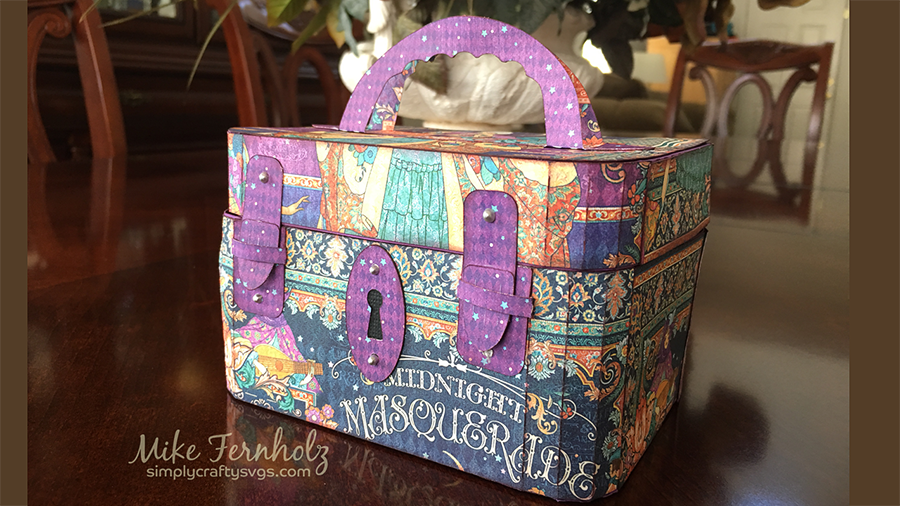Vintage Vanity Case with Graphic 45