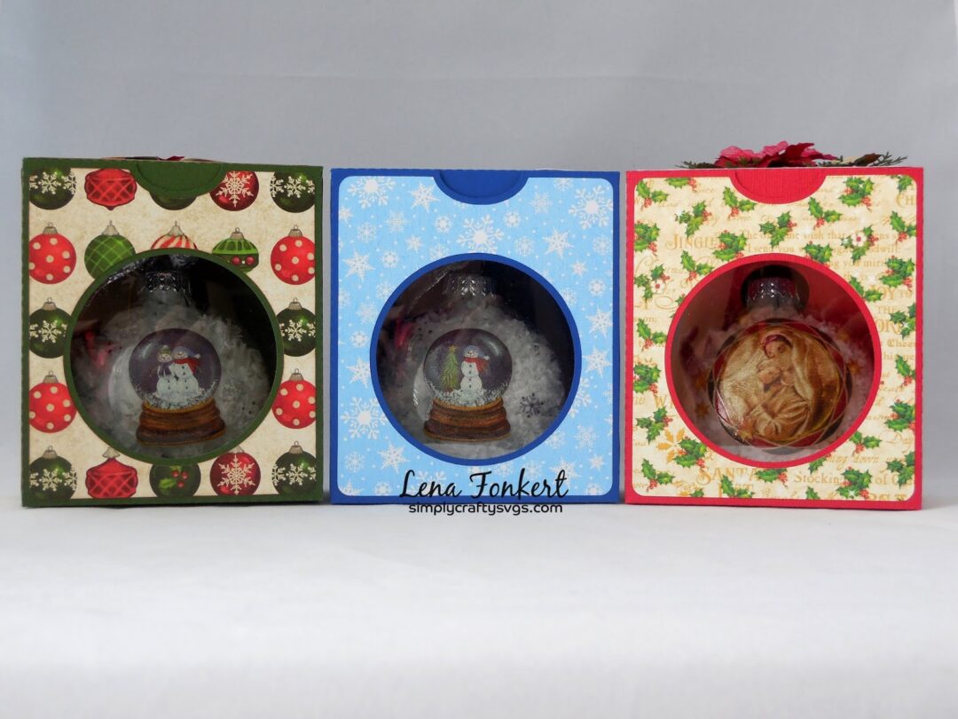 Disc Ornament Boxes By DT Lena