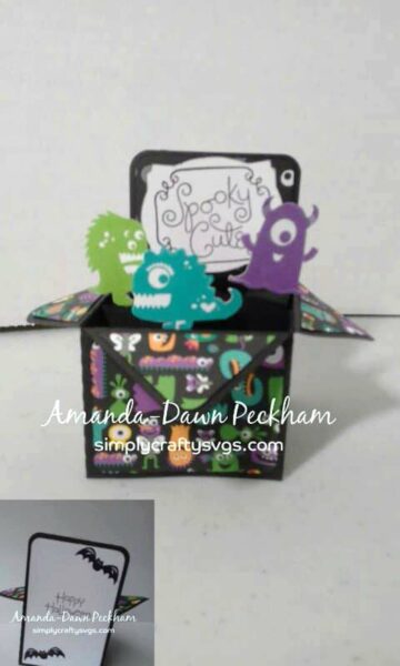 Jeeper Creepers Mermaid Box Card