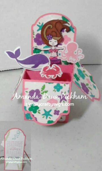 Making Waves Mermaid Box Card