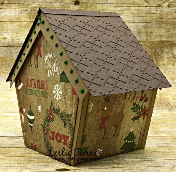 Christmas Birdhouse by DT Leslie