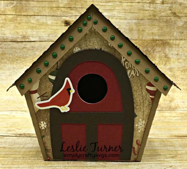 Christmas Birdhouse by DT Leslie
