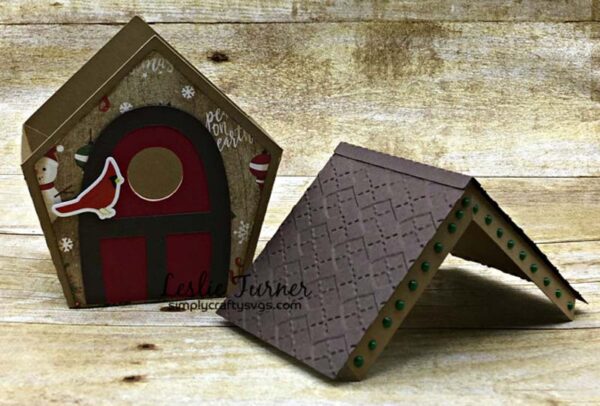 Christmas Birdhouse by DT Leslie